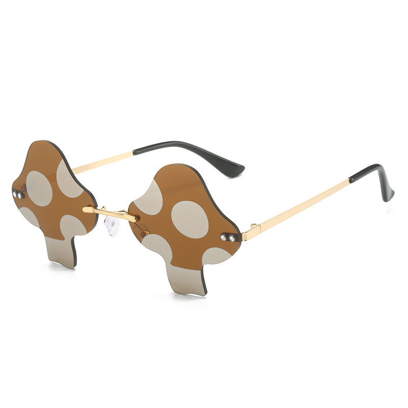 Trendy Mushroom Shaped Sunglasses | UV400 Protection | Fashion Statement
