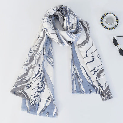 Scarvii - Marble Long Scarf