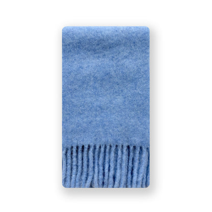 Alpaca Blend Scarf with Fringe - Elegant All-Season Accessory