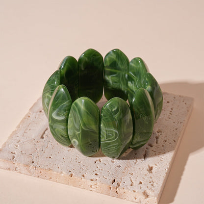 Vintage Wide Resin Splicing Acrylic Bracelets