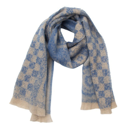 Plaid Print Vintage Scarves