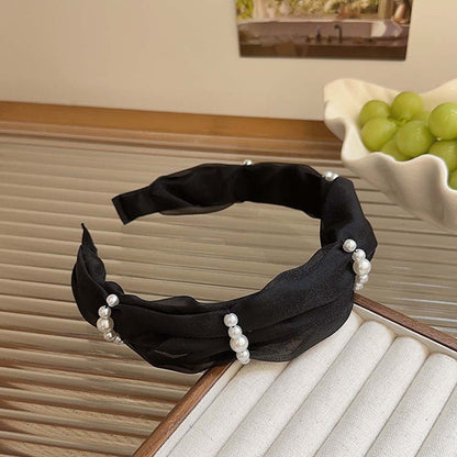 Pearl Braided Mesh Sweet Headbands