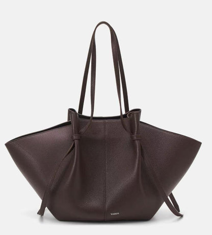 Minimalist Solid Color Large Capacity Tote Bag