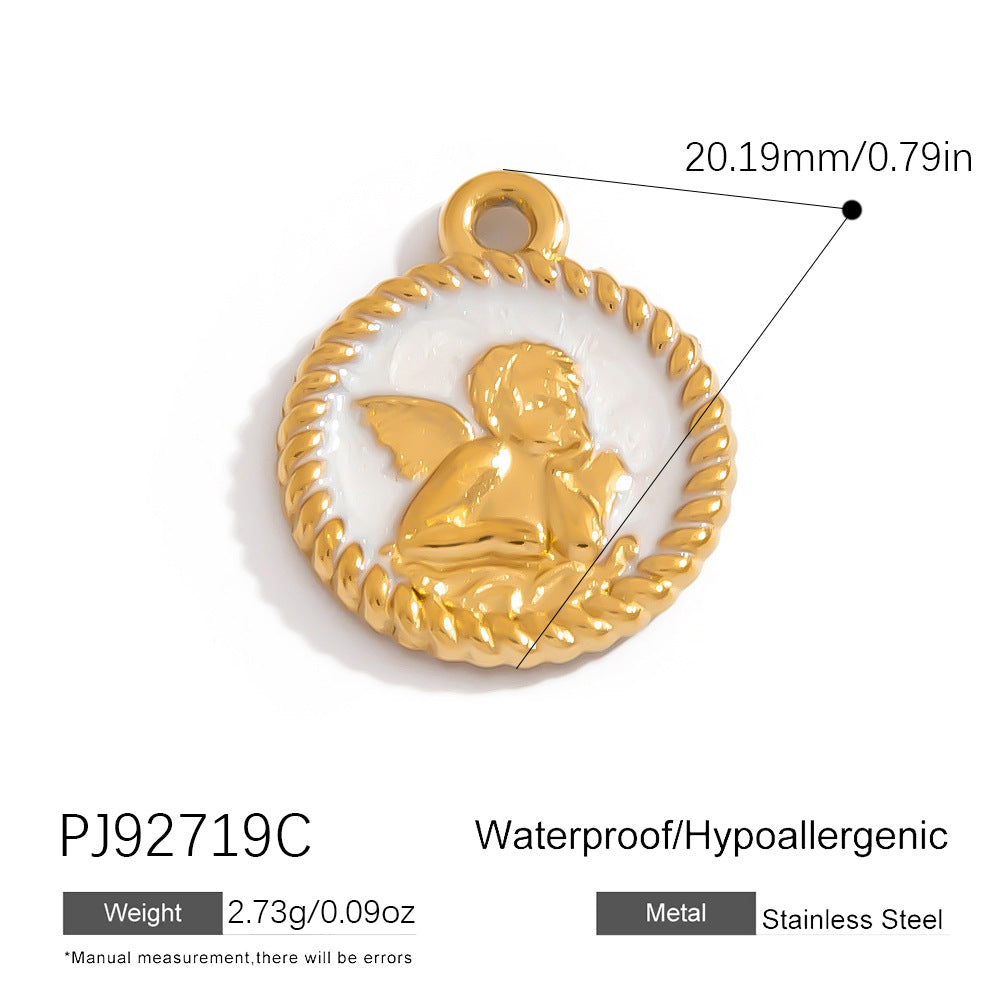 DIY 18K Gold Plated Stainless Steel Jewelry Accessories for Bracelets and Necklaces