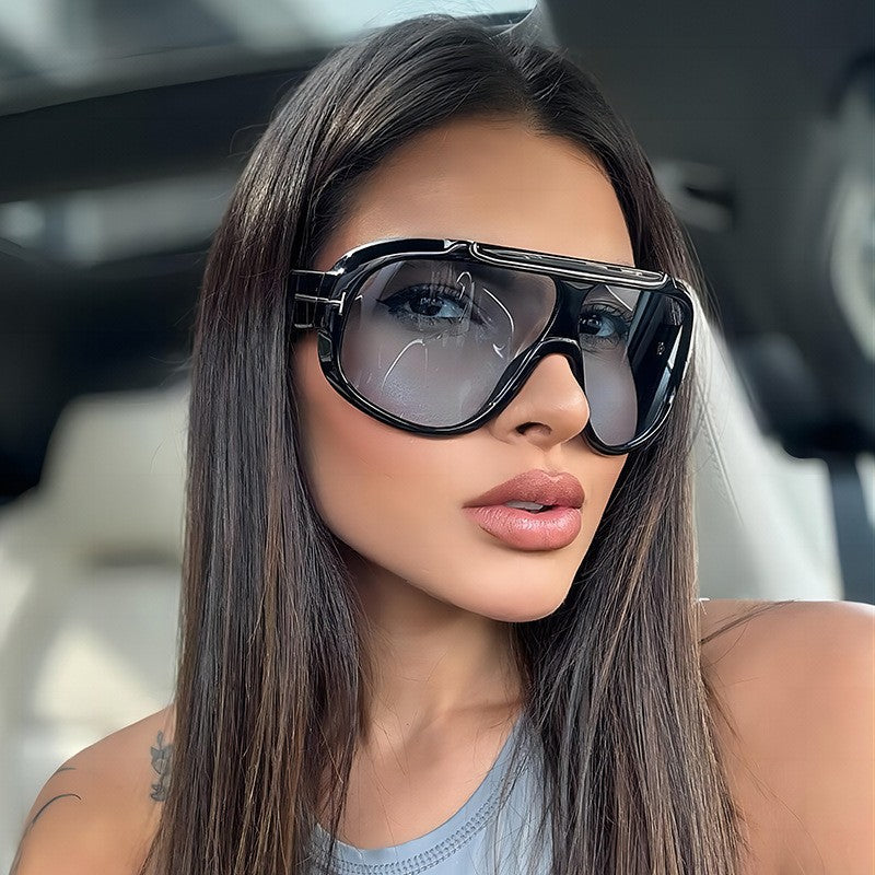Trendy Oversized Sports Sunglasses for Men and Women