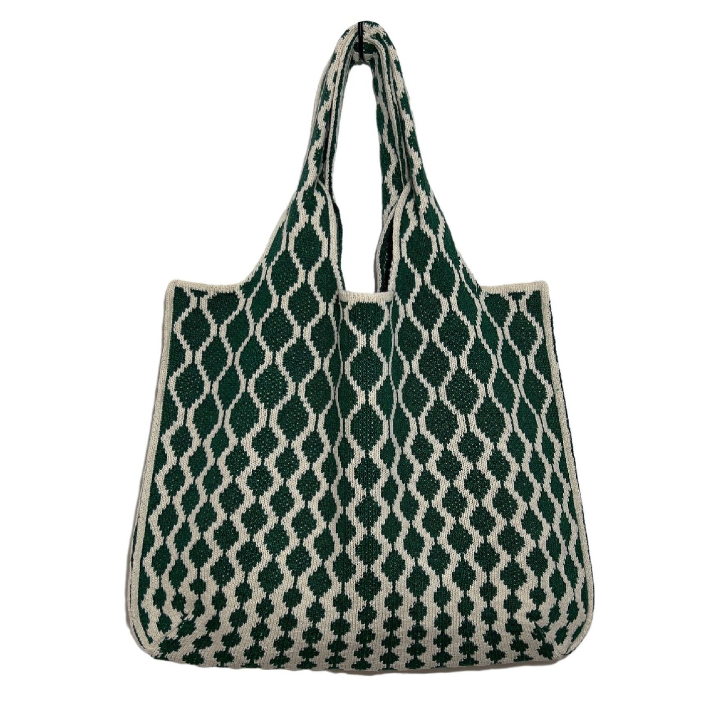 20+ Vintage Diamond Shoulder Bag Cintage Knit Tote Bag