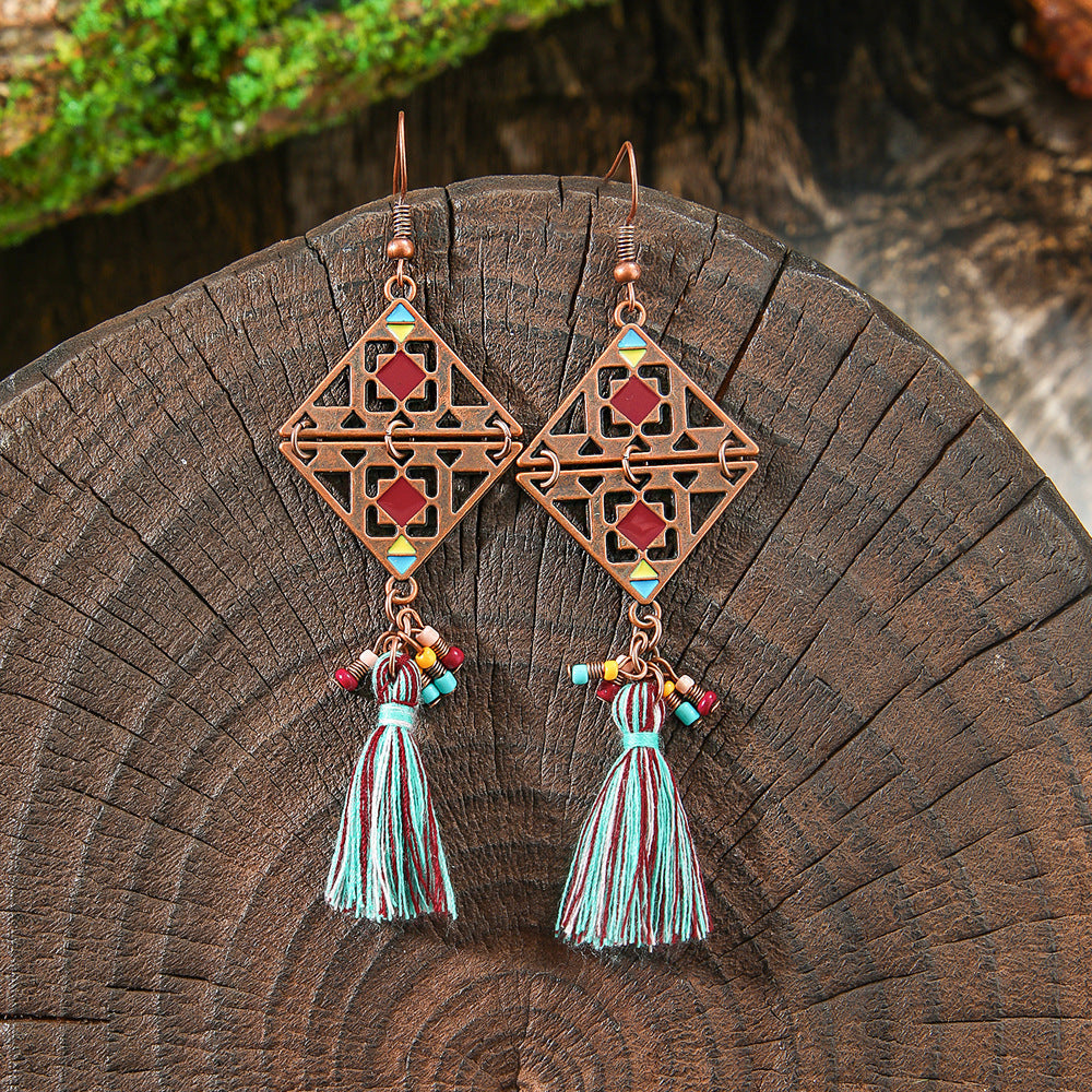 Bohemian Tassel Earrings Handmade for Travel and Vacation