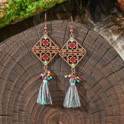 Bohemian Tassel Earrings Handmade for Travel and Vacation