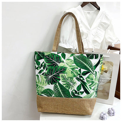 Fashion Canvas Tote Bag Artistic Shoulder Bag