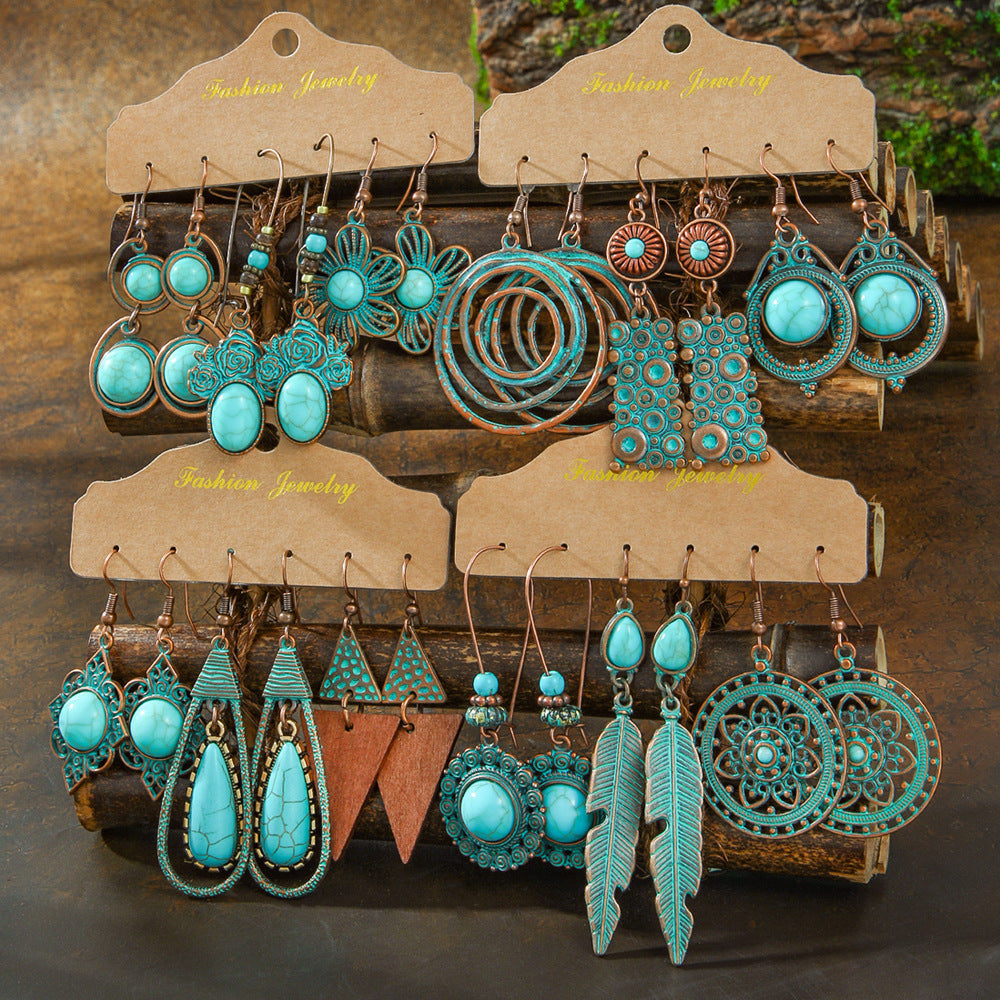 Bohemian Tassel Earrings Vintage Metal