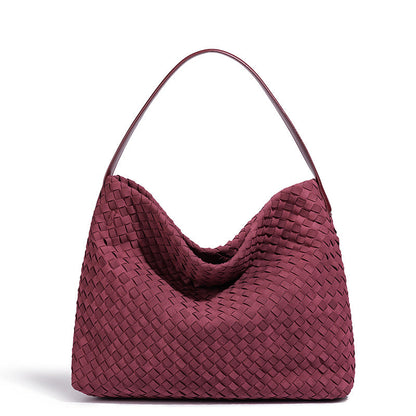 Simple Handmade Woven Large Capacity Underarm Bag