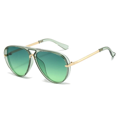 Trendy Oversized Sunglasses Retro Frog Eyewear