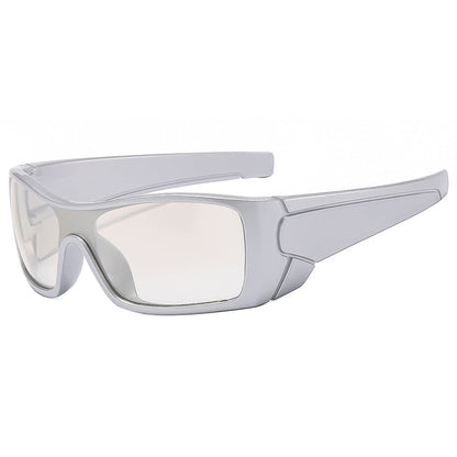 Y2K Futuristic Square Sunglasses Stylish Men's Eyewear