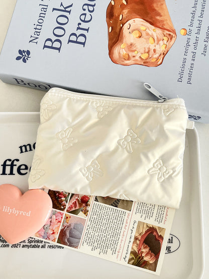 Butterfly Knot Coin Purse Portable Earphone Storage Bag