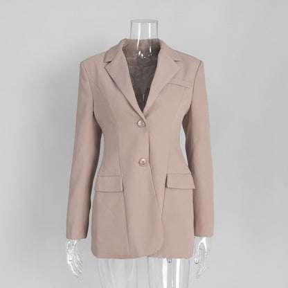 Elegant Fitted Blazer Jacket for Women