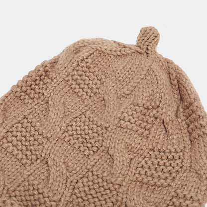 Cute Weave Tassel Cute Knit Cap