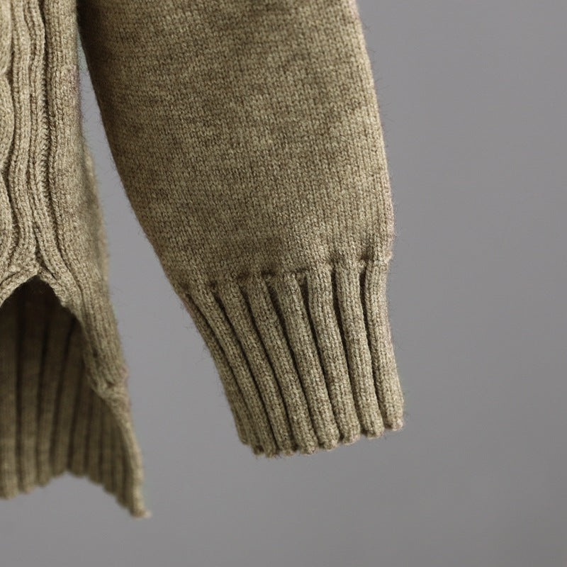 2+ V-Neck Side Split Knit Sets