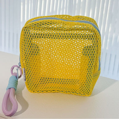 Color Block Square Mini Make Up Bags
