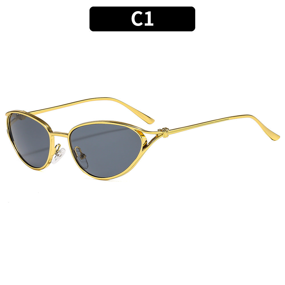 Trendy Oval Frame Luxury Women's Sunglasses