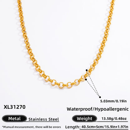 Minimalist DIY Jewelry Accessories Stainless Steel Necklace Pendant