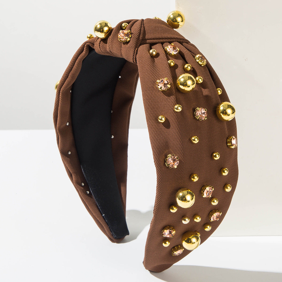 Stylish Pearl Beaded Headband Vintage All-Season Hair Accessory