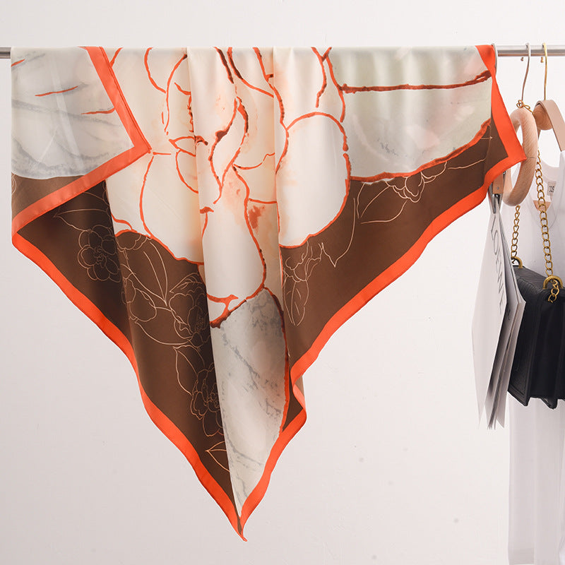 Scarvii -  Camellia Square Scarf