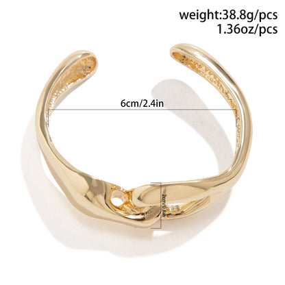 Punk Abstract Metal Choker Necklace For Women