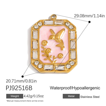 Luxury Heart-Shaped Stainless Steel DIY Jewelry Accessories Bracelet Necklace