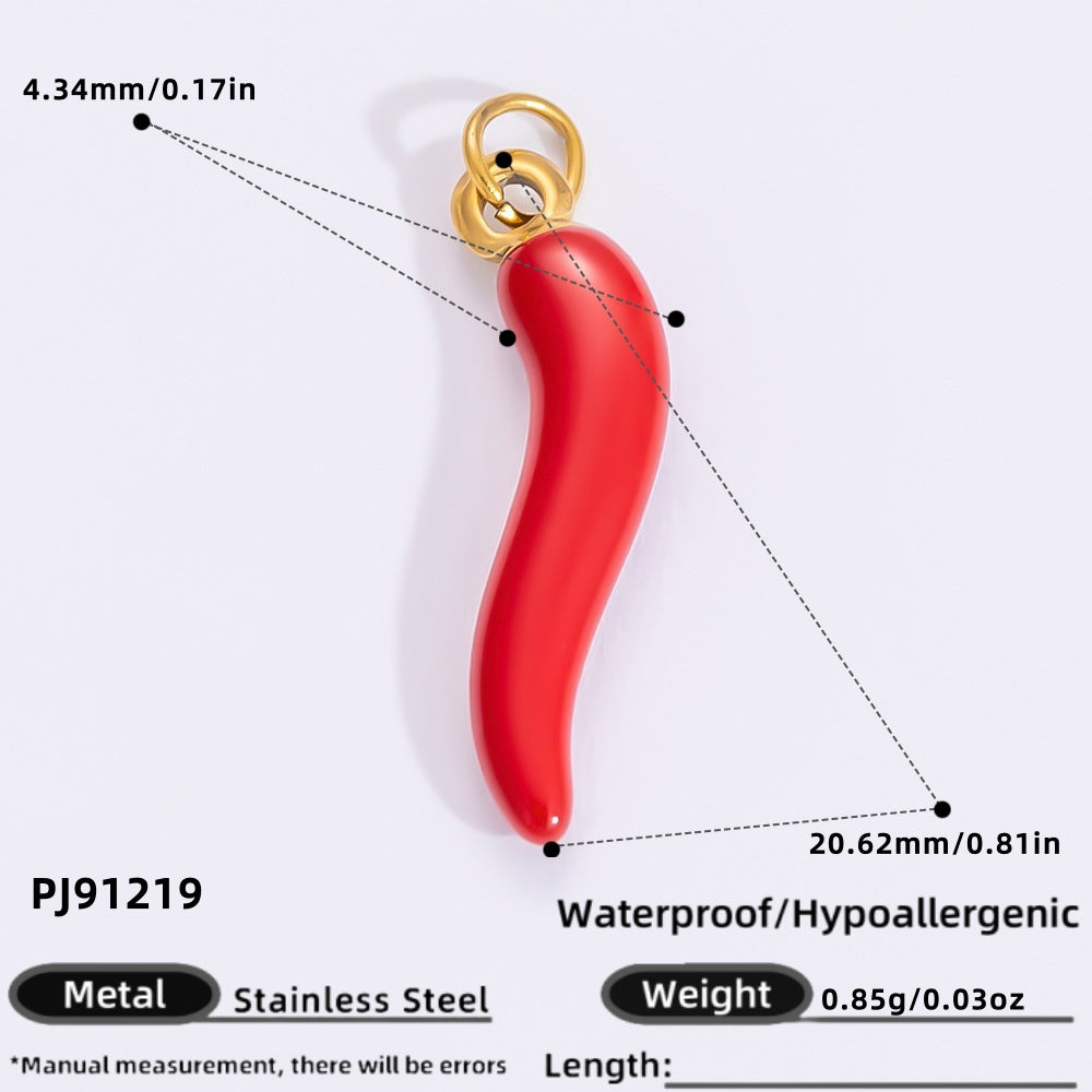 Butterfly Pendant Necklace Elegant Stainless Steel