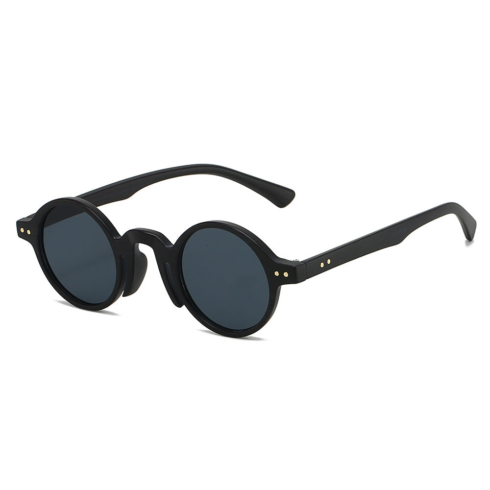 Round Frame Retro Sunglasses Stylish UV400 Protection