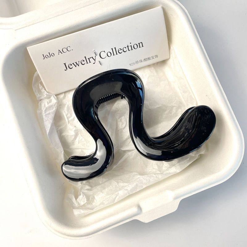 Large Geometric High Ponytail Claw Clip