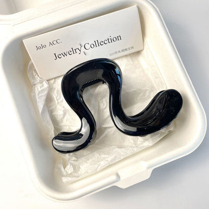 Large Geometric High Ponytail Claw Clip