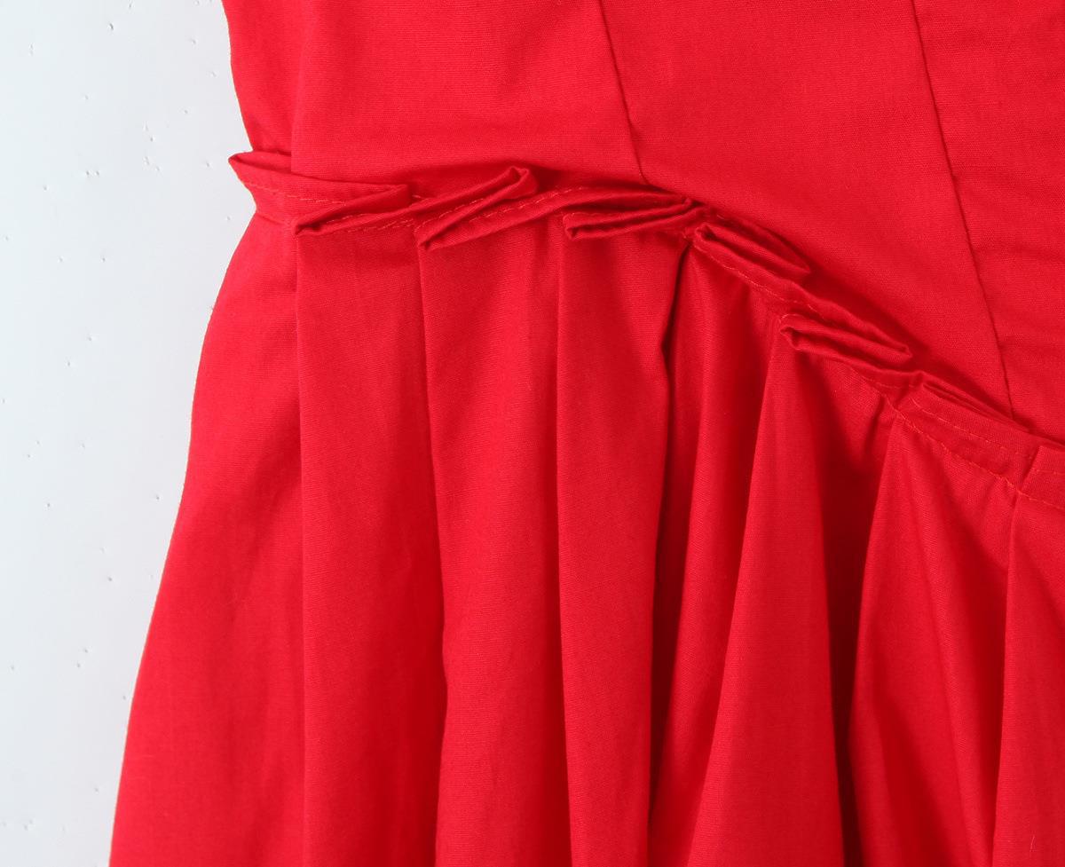 Solid Color Sexy Straps A-Line Dress