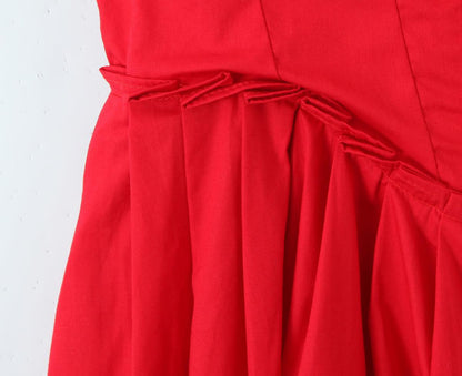 Solid Color Sexy Straps A-Line Dress