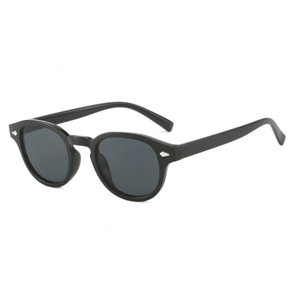Vintage Round Frame Sunglasses for Men Stylish Casual Eyewear