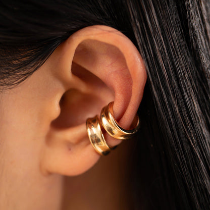 Geometric Metal Teardrop Earrings Fashion Statement Hoops