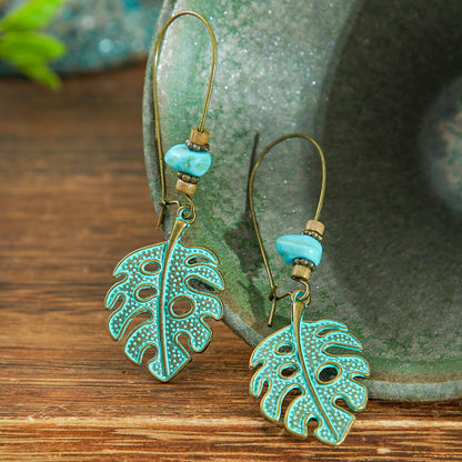 Bohemian Geometric Metal Earrings for Women