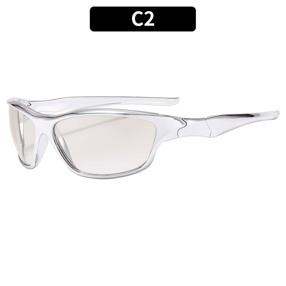 Y2K Cyberpunk Sport Sunglasses Stylish Futuristic Shades