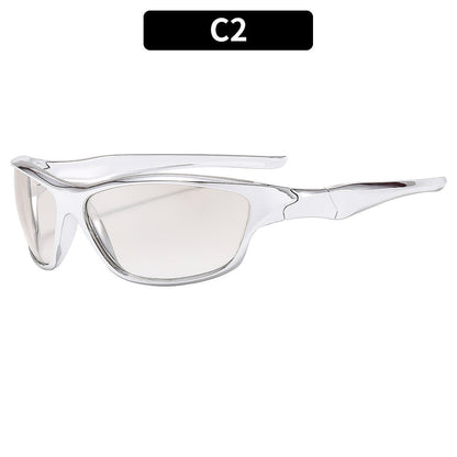 Y2K Cyberpunk Sport Sunglasses Stylish Futuristic Shades