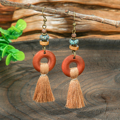 Bohemian Style Vintage Long Tassel Earrings for Women