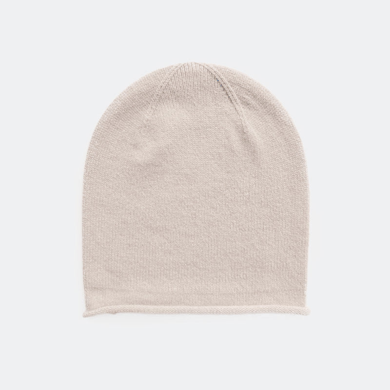 Trendy Solid Color 100% Australian Wool Knit Beanie