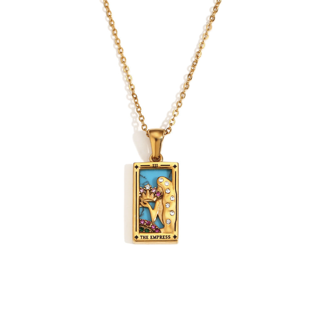 2+ Vintage Zircon Pendant Necklaces
