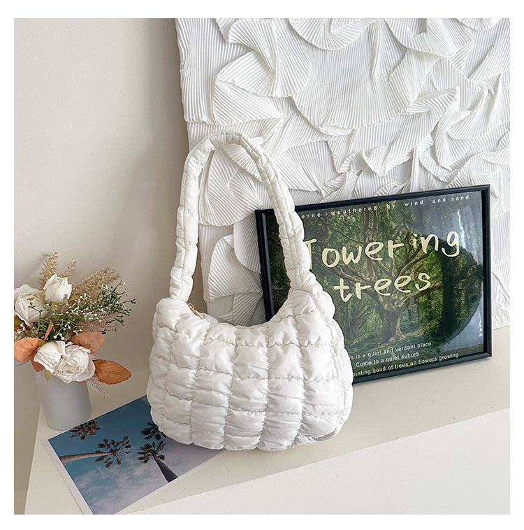 Trendy Cloud Bag Nylon Casual Shoulder Bag