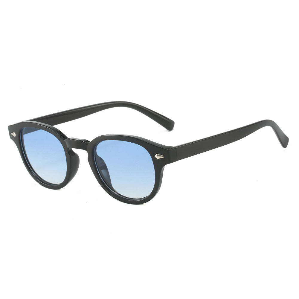 Vintage Round Frame Sunglasses for Men Stylish Casual Eyewear