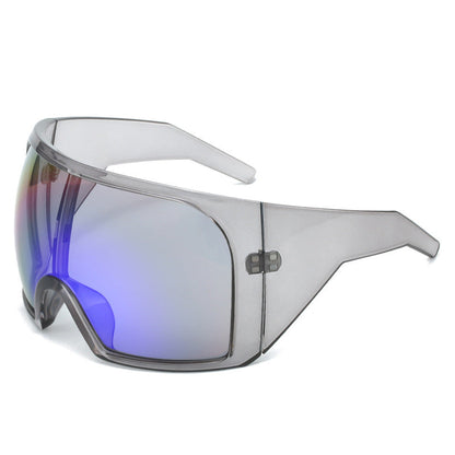 Futuristic Wraparound Sunglasses for Men and Women