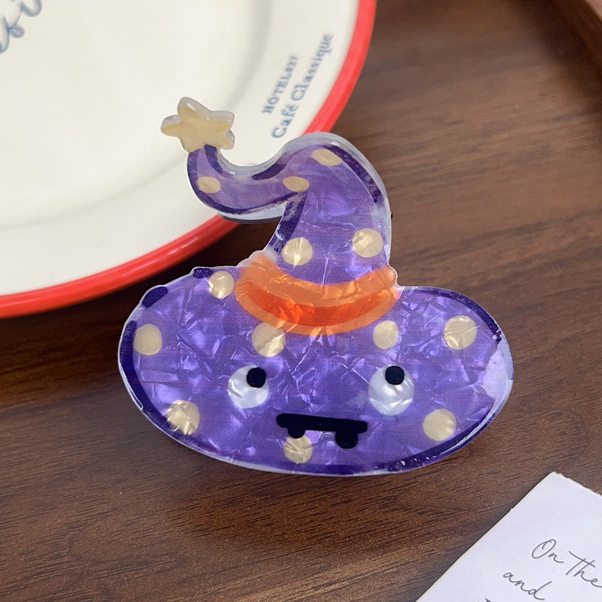 Cute Mini Pumpkin Ghost Halloween Hair Claw