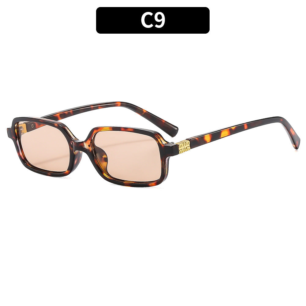 Retro Style Square Frame Sunglasses for Women - UV400 Protection