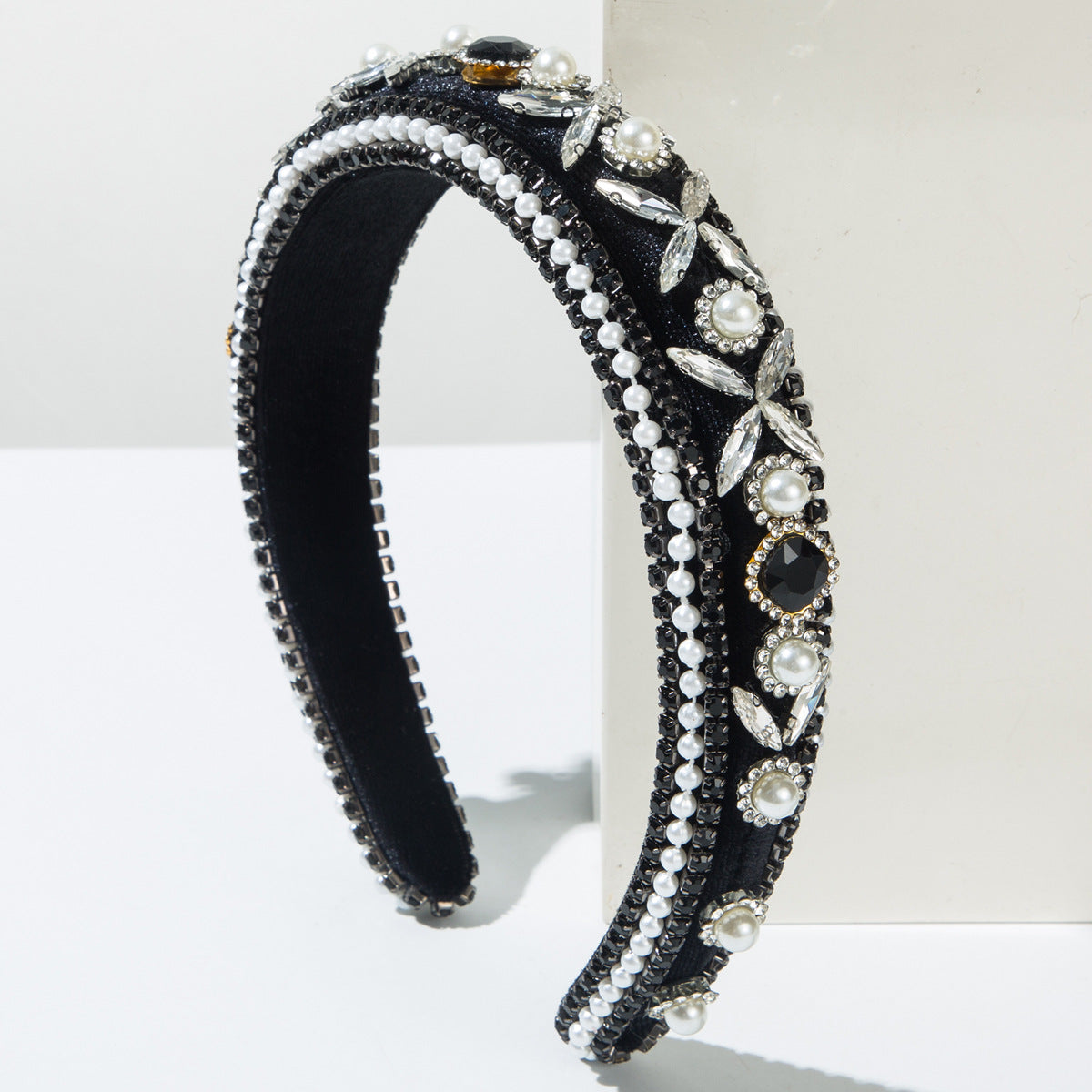 Baroque Vintage Wide Headband Elegant Hair Accessory