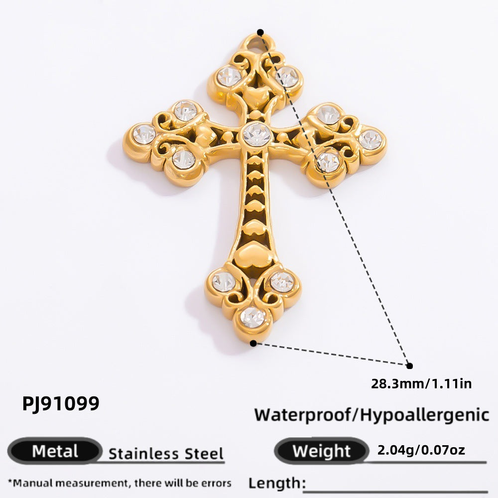 Minimalist DIY Jewelry Accessories Stainless Steel Necklace Pendant