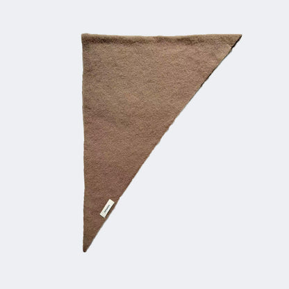 12 Color Selection 100% Wool Knitted Triangle Scarf for Women